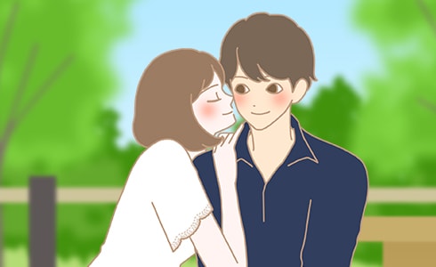 キスしたいとおねだり