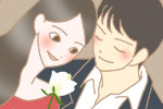 自分に好意がある思う女性のイラスト