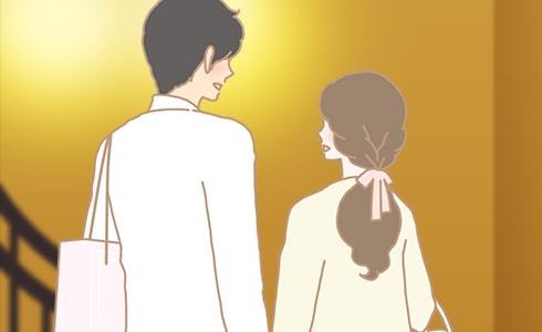 ラブホで清算する二人